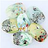Handmade Lampwork Beads, Oval, Hole:Approx 2MM, Sold by PC