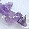天然紫水晶のビーズ, アメジスト, ナゲット, 2 月誕生石, 7-16mm, 穴:約 1mm, 長さ:35 インチ, 売り手 ストランド