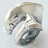 No Troll Thailand Sterling Silver European Beads, Fish, without troll Approx 5mm 
