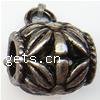 Zinc Alloy Bail Beads, Drum, plated cadmium free Approx 2.5mm, Approx 