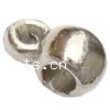 Zinc Alloy Bail Beads, Rondelle, plated Approx 2mm 