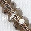 Natural Smoky Quartz Beads, Rondelle, faceted, Grade AB Approx 1mm Inch 