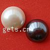 Half Drilled South Sea Shell Beads, Dome, half-drilled nickel, lead & cadmium free, Grade A Approx 1mm 