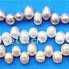 Drop Cultured Freshwater Pearl Beads, Teardrop, natural, top drilled 6-7mm Approx 0.5mm Inch 