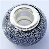 Messingkern Europa Porzellan Perlen, mit Messing, Rondell, ohne troll, 14x9mm, Bohrung:ca. 6mm, 1000PCs/Tasche, verkauft von Tasche
