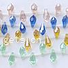 Imitation CRYSTALLIZED™ Crystal Beads, Teardrop, faceted Approx 1mm Inch 