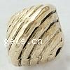 Zinc Alloy Corrugated Beads, Bicone, plated Approx 1mm 
