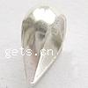 Sterling Silver Snap On Bail, 925 Sterling Silver, Teardrop, plated 