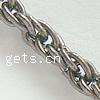 Iron Rope Chain, plated 