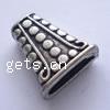 Zinc Alloy Cone Beads, Tube, plated cadmium free Approx 3mm 