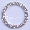 Zinc Alloy Linking Ring, Round, plated, textured nickel, lead & cadmium free Approx 23mm 