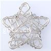 Iron Wire Beads, Star, colorful plated 