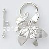 Zinc Alloy Toggle Clasp, Flower, single-strand nickel, lead & cadmium free Approx 9mm [