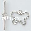 Zinc Alloy Toggle Clasp, Butterfly, single-strand nickel, lead & cadmium free Approx 3mm 