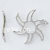 Zinc Alloy Toggle Clasp, Flower nickel, lead & cadmium free Approx 1.5mm 