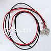 Nylon Necklace Cord, zinc alloy lobster clasp Approx 18 Inch 