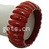 Synthetic Coral Bracelets, red Inch 