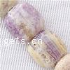 Purple Flower Stone(Natural), Square, 12x12x5mm, Length:16 Inch, Sold by Lot