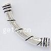 Zinc Alloy Tube Beads, plated Approx 1mm 