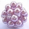 Glass Pearl Bead, Round, imitation pearl, more colors for choice, Sold By PC