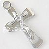 Zinc Alloy Cross Pendants, Crucifix Cross, plated cadmium free Approx 2mm 