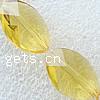 Imitation CRYSTALLIZED™ Oval Beads, Crystal, faceted, Citrine Approx 1mm Inch 