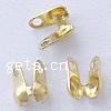 Brass Bead Tips, plated 6.5mm Approx 1.2mm 