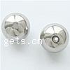 Stainless Steel Large Hole Beads, 316 Stainless Steel, Round, solid, original color, 8mm Approx 3mm 