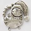 Animal Zinc Alloy Connector, Cat, plated, 1/1 loop Approx 1mm 