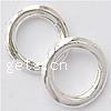 Zinc Alloy Linking Ring, Donut, plated 