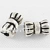 Zinc Alloy Tube Beads, plated lead & cadmium free Approx 1mm 