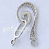 Zinc Alloy Hook and Eye Clasp, plated Approx 2.2mm, Approx 