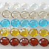 Imitation CRYSTALLIZED™ Oval Beads, Crystal, faceted Approx 1mm Inch 