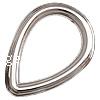 CCB Plastic Linking Ring, Copper Coated Plastic, Teardrop, plated lead & nickel free Approx 1mm 