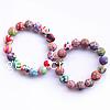 Polymer Clay Bracelets, mixed, mixed colors, 12mm Approx 2mm .5 Inch 