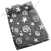 Organza Jewelry Pouches Bags, with star pattern 