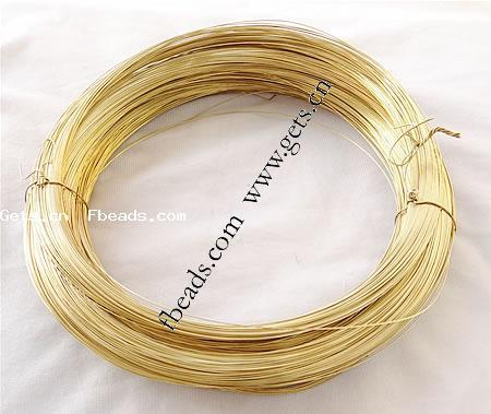 Brass Wire, more sizes for choice, original color, Sold By KG