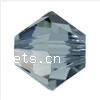 Perle bicône Xilion cristal CRYSTALLIZED™5328, CRYSTALLIZED™, facettes, Saphir indien, 3mm Vendu par sac