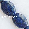Perles de pierre lasurite naturelles, lapis lazuli naturel, ovale Environ 1mm .5 pouce  Vendu par kg