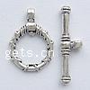 Zinc Alloy Toggle Clasp, plated, single-strand nickel, lead & cadmium free Approx 1.5mm 