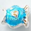 Enamel Zinc Alloy European Beads, Fish, plated, without troll & large hole nickel, lead & cadmium free Approx 5mm 