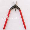 Ferronickel Chain Nose Plier, with Plastic, red 