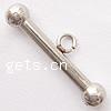 Stainless Steel Clasp Findings, original color Approx 2.5mm 