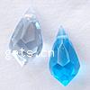 Crystal Jewelry Pendants, Teardrop, faceted Approx 1mm 