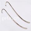 Zinc Alloy Bookmark, plated, smooth cadmium free Approx 2mm 