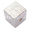 Zinc Alloy Jewelry Beads, Cube, plated lead & nickel free Approx 2mm 