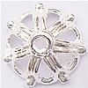 Zinc Alloy Bead Caps, Flower, plated lead & cadmium free Approx 2mm 