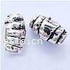 Zinc Alloy Tube Beads, plated nickel, lead & cadmium free Approx 1mm 