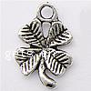Zinc Alloy Flower Pendants, plated nickel, lead & cadmium free Approx 2mm, Approx 