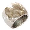 Zinklegierung European Perlen, Rondell, plattiert, ohne troll, keine, 7x5mm, Bohrung:ca. 5mm, ca. 1800PCs/kg, verkauft von kg
